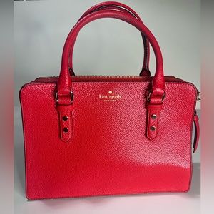 Kate Spade | Mulberry Street Lise Satchel Chili Red